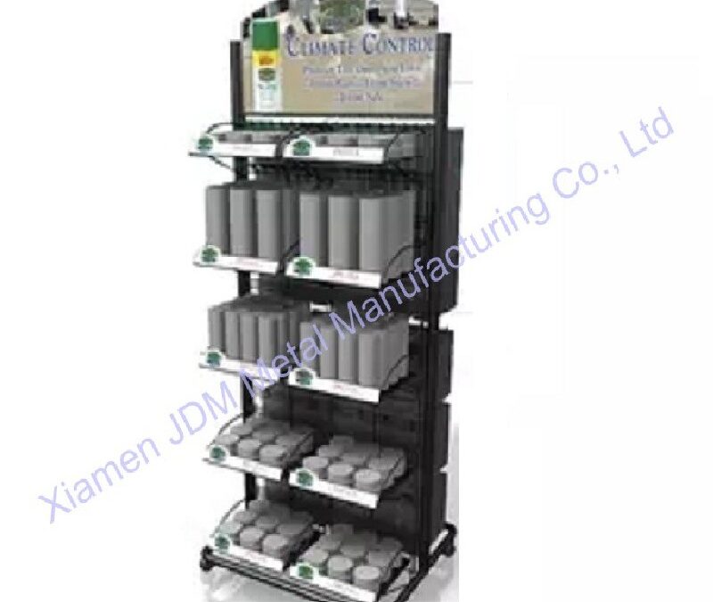 Food and Drink Promotional Display Rack for Beverage Merchandising #4386