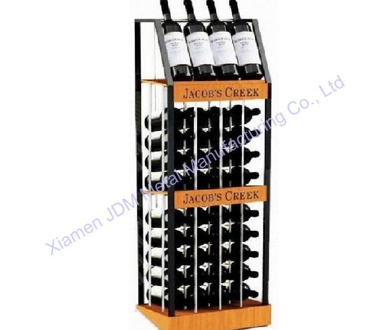 Food and Drink Promotional Display Rack for Beverage Merchandising #4391