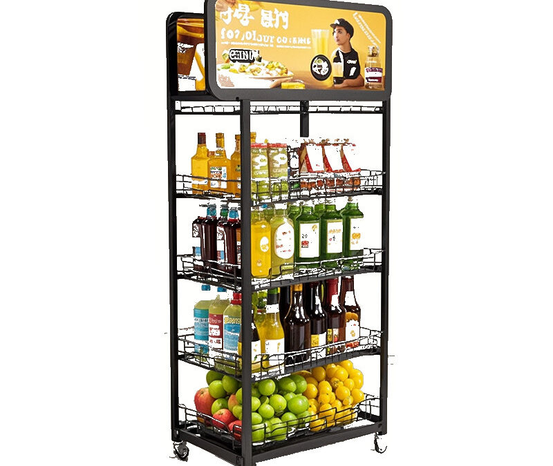 Food and Drink Promotional Display Rack for Snack Retail Displays #2973