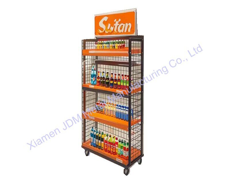 Food and Drink Promotional Display Rack for Snack Retail Displays #3010