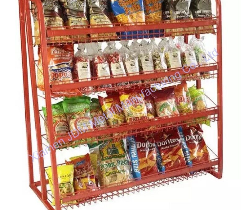 Food and Drink Promotional Display Rack for Snack Retail Displays #3285