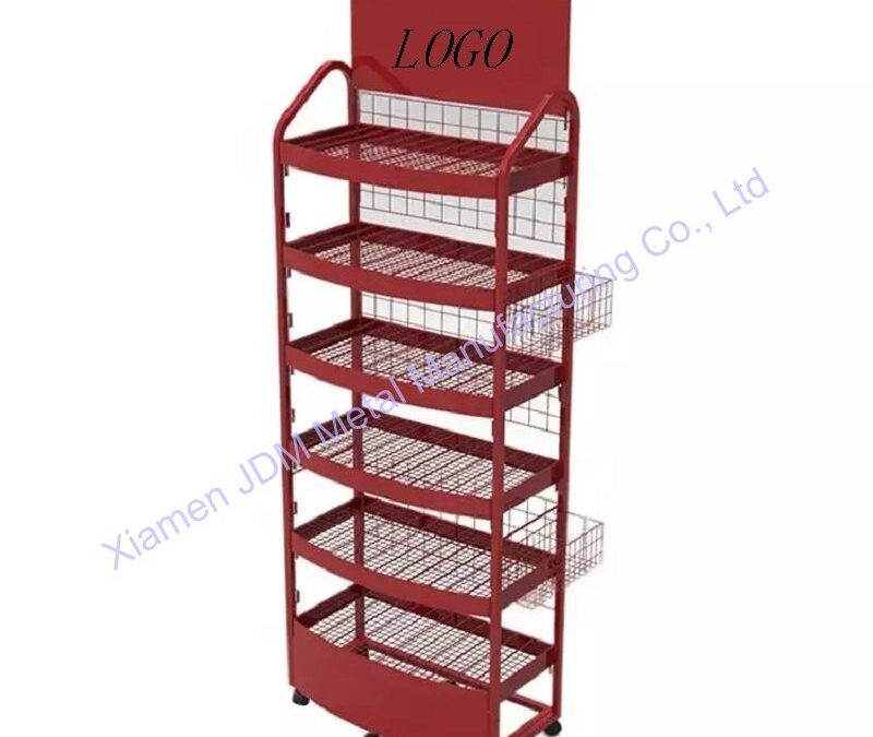 Food and Drink Promotional Display Rack for Snack Retail Displays #3328