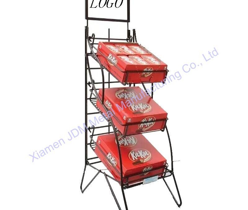 Food and Drink Promotional Display Rack for Snack Retail Displays #3417