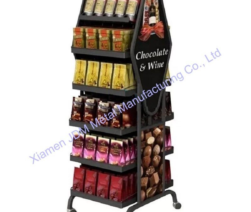 Food and Drink Promotional Display Rack for Snack Retail Displays #3630