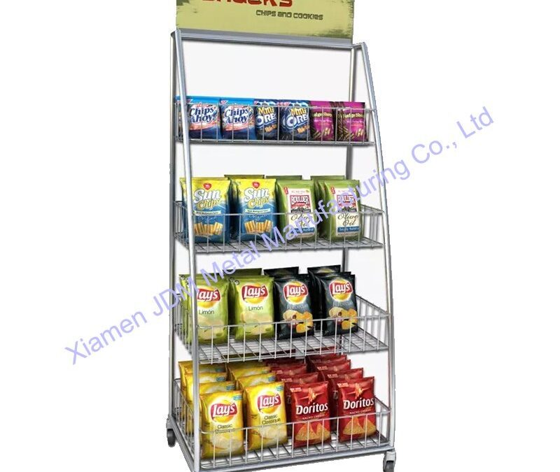 Food and Drink Promotional Display Rack for Snack Retail Displays #3708
