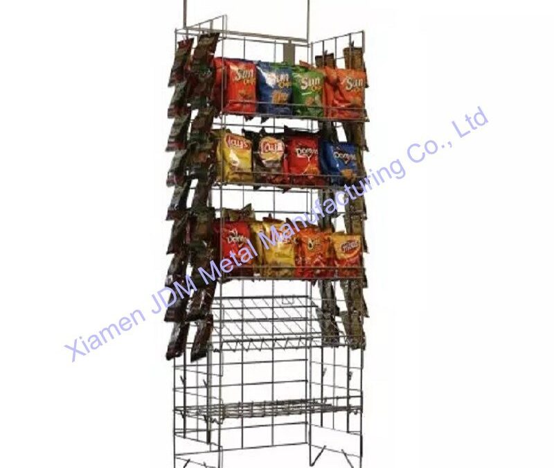 Food and Drink Promotional Display Rack for Snack Retail Displays #3729