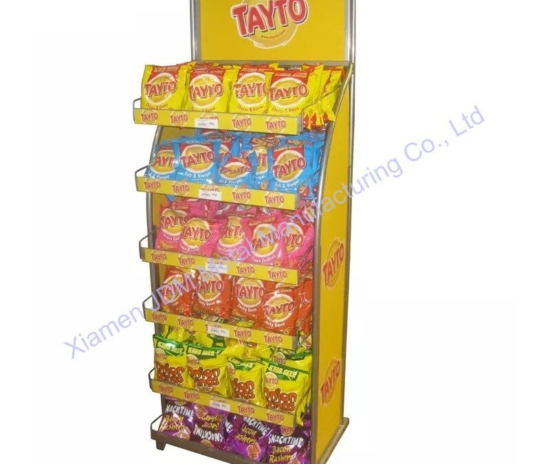 Food and Drink Promotional Display Rack for Snack Retail Displays #3747