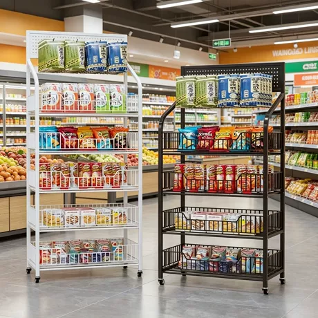 Food and Drink Promotional Rack for Beverage Merchandising #1615