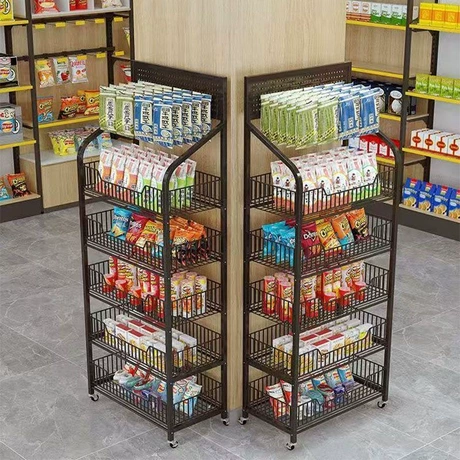 Food and Drink Promotional Rack for Beverage Merchandising #1738
