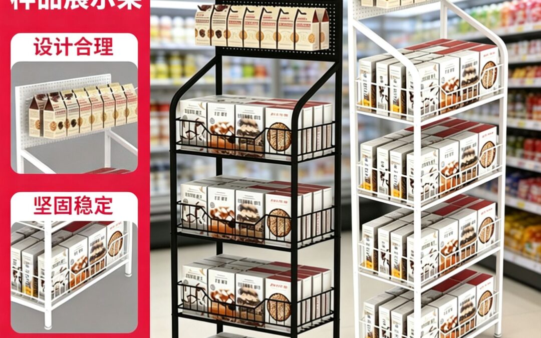 Metal Retail Shelving Rack for Snack Retail Displays #2643