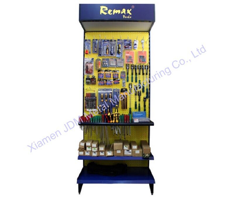 Pegboard Hook Display Rack for Hardware Retail Displays #4501