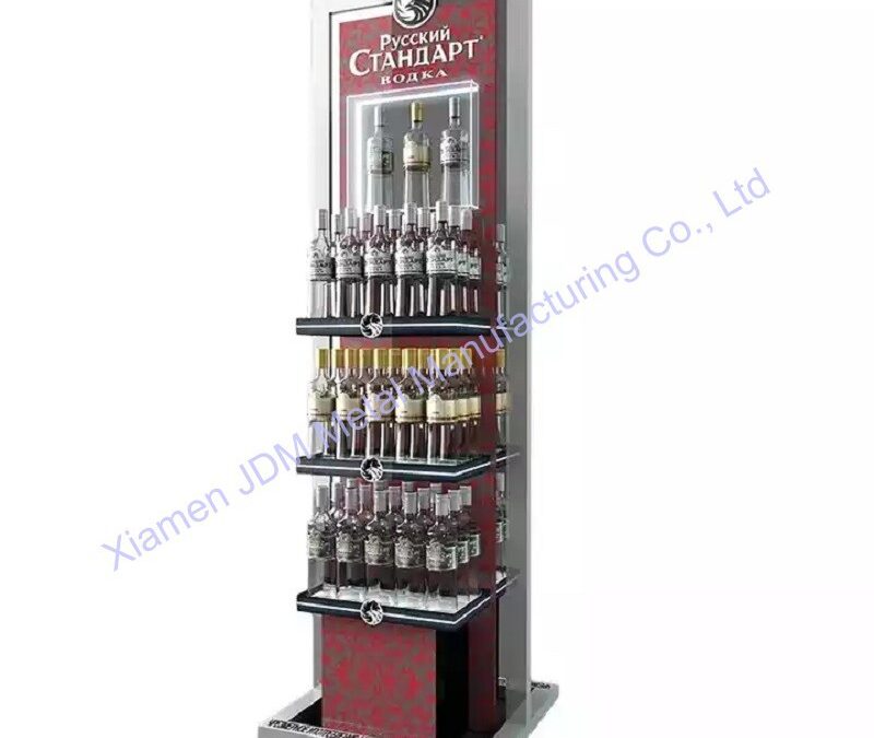 POP Promotional Floor Display Stand for Snack Retail Displays #3313