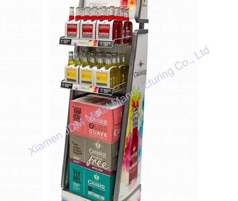 Retail Beverage Merchandising Stand for Beverage Merchandising #3848