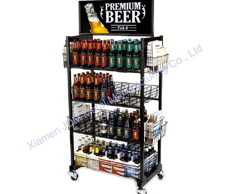 Retail Beverage Merchandising Stand for Beverage Merchandising #4204