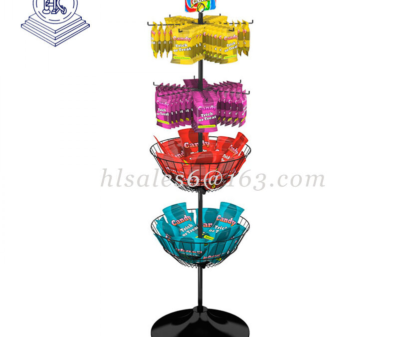 Retail Beverage Merchandising Stand for Snack Retail Displays #2819