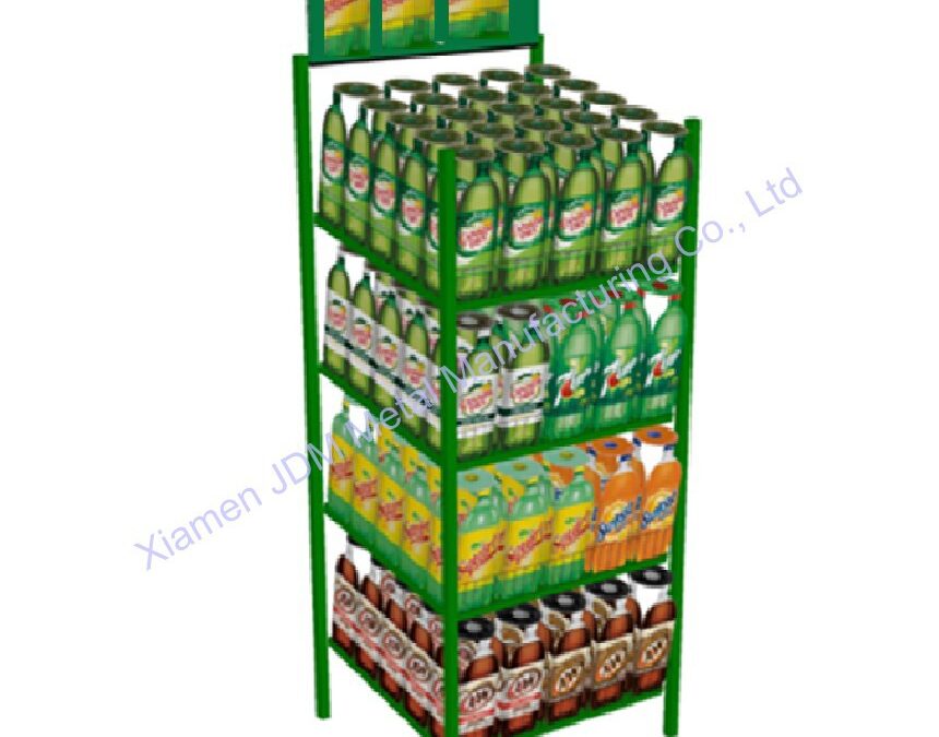 Retail Beverage Merchandising Stand for Snack Retail Displays #2996