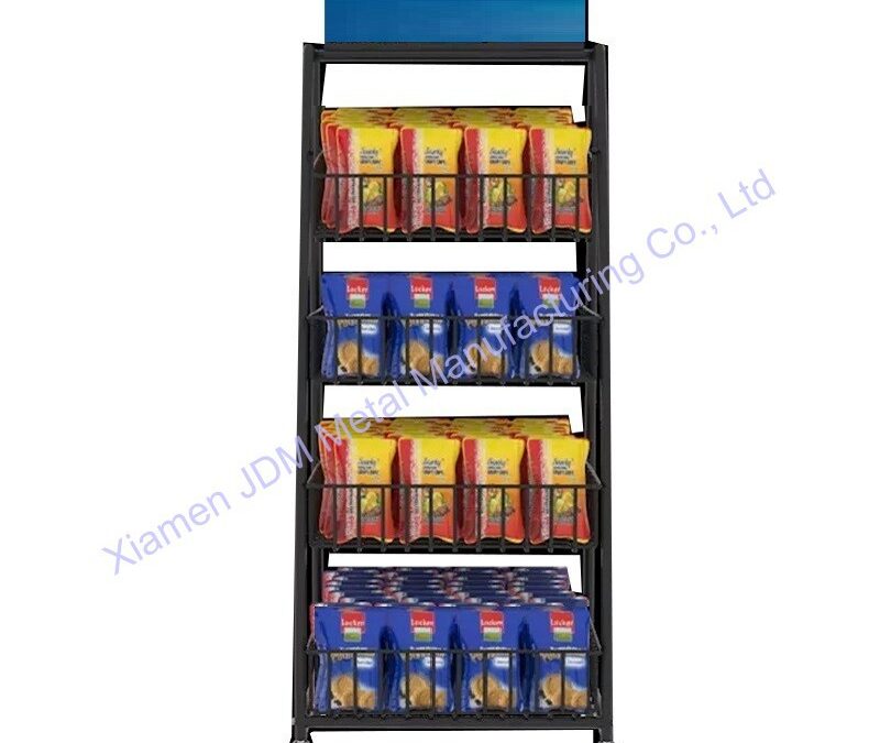 Retail Beverage Merchandising Stand for Snack Retail Displays #3127