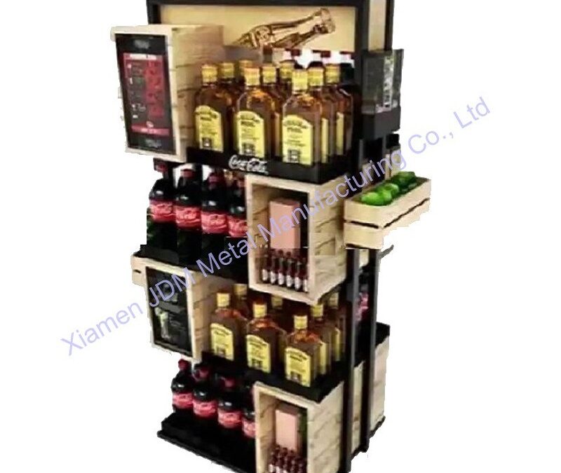 Retail Beverage Merchandising Stand for Snack Retail Displays #3182