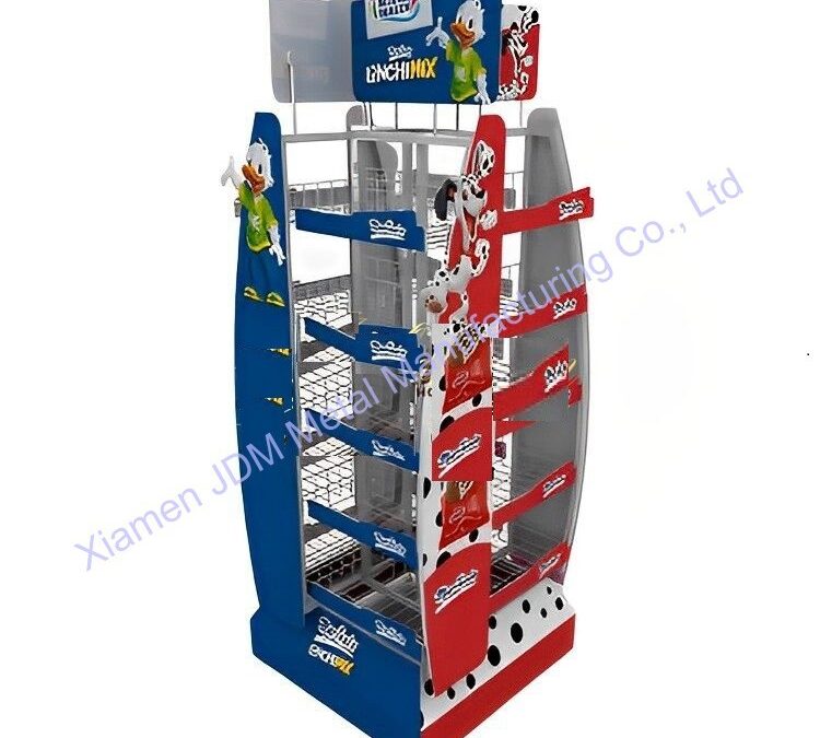 Retail Beverage Merchandising Stand for Snack Retail Displays #3478