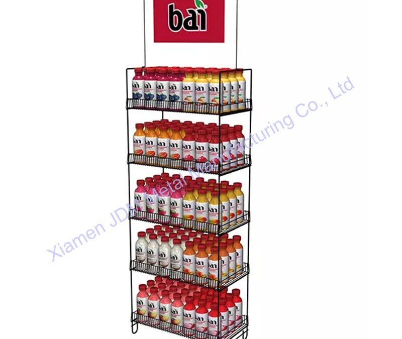 Retail Beverage Merchandising Stand for Snack Retail Displays #3707