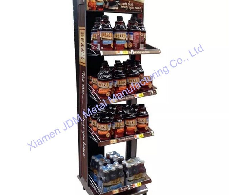 Retail Beverage Merchandising Stand for Snack Retail Displays #3740
