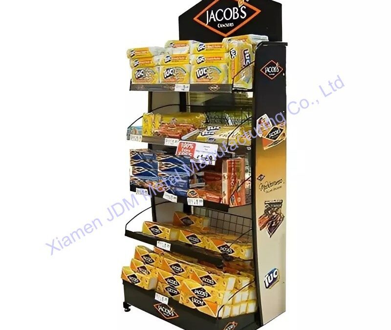 Retail Beverage Merchandising Stand for Snack Retail Displays #3802