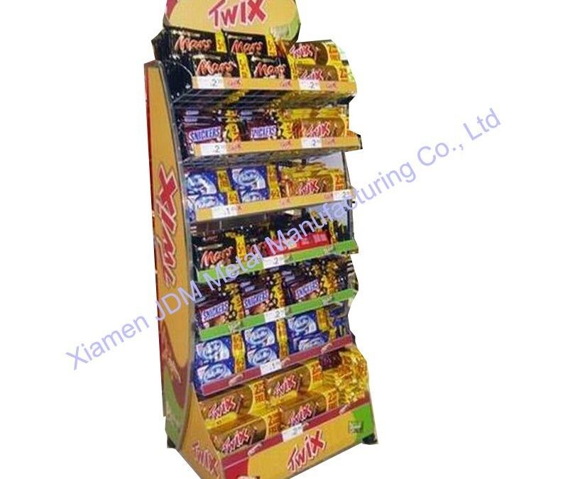 Retail Beverage Merchandising Stand for Snack Retail Displays #3807