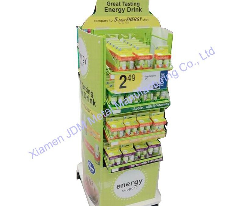 Retail Beverage Merchandising Stand for Snack Retail Displays #3835