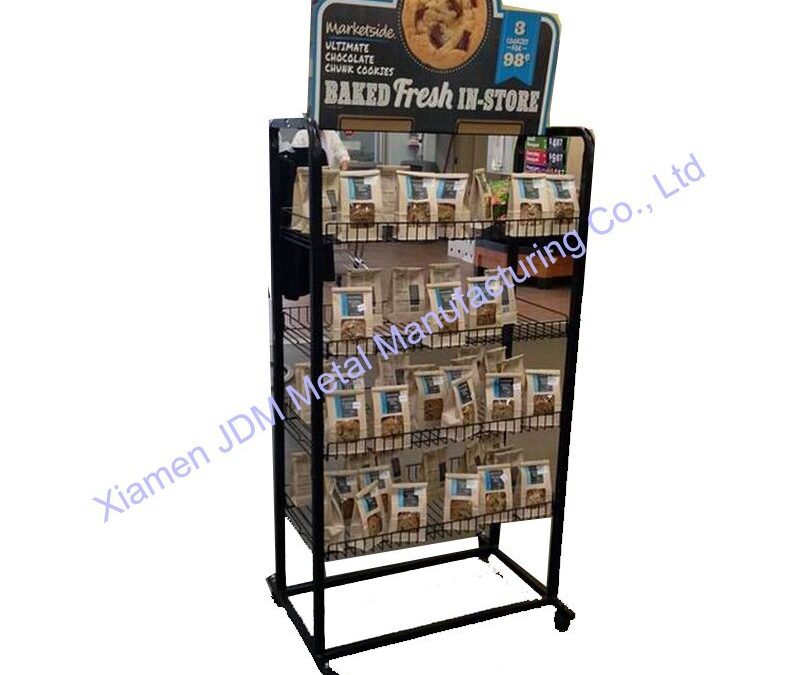 Retail Beverage Merchandising Stand for Snack Retail Displays #3875