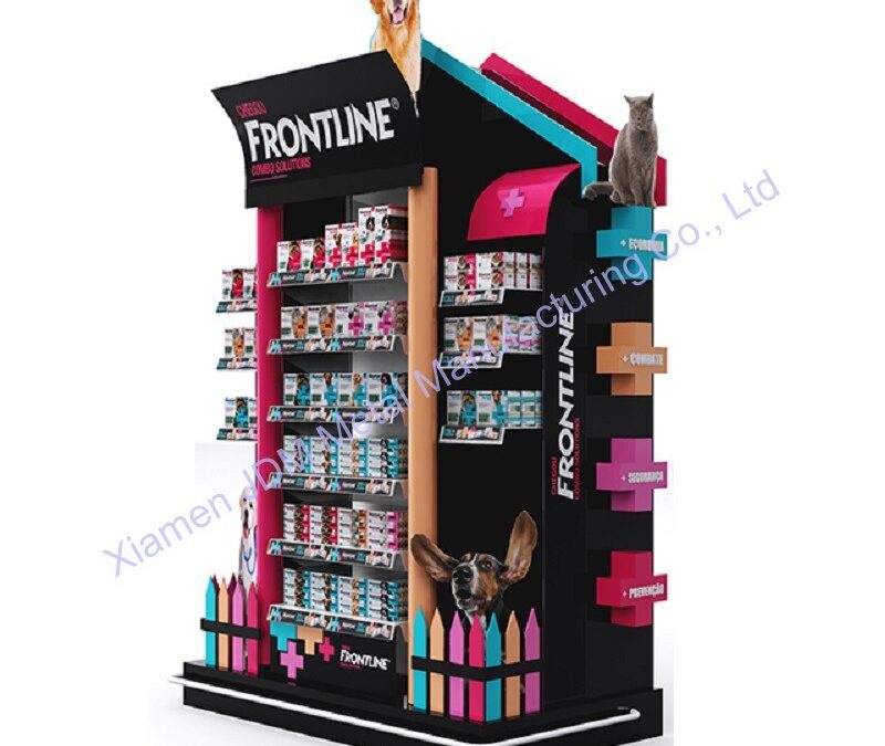 Retail Beverage Merchandising Stand for Snack Retail Displays #4248
