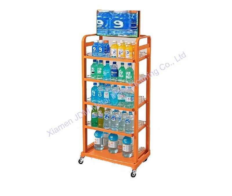 Retail Merchandising Display Fixture for Beverage Merchandising #3083