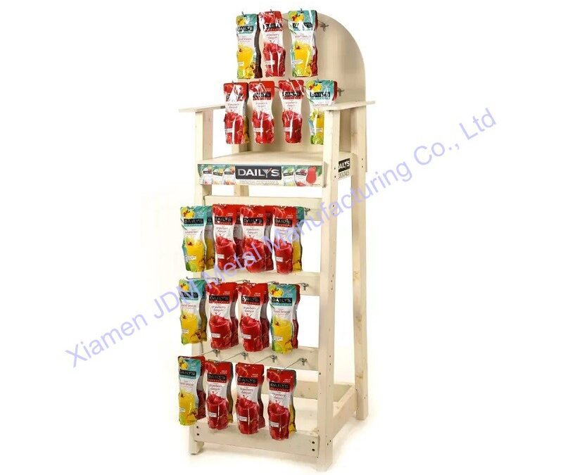 Retail Merchandising Display Fixture for Beverage Merchandising #3195