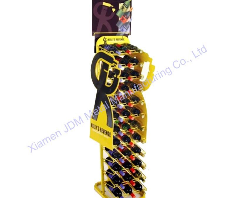 Retail Merchandising Display Fixture for Beverage Merchandising #3456