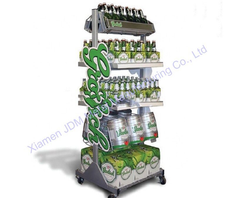 Retail Merchandising Display Fixture for Beverage Merchandising #4203