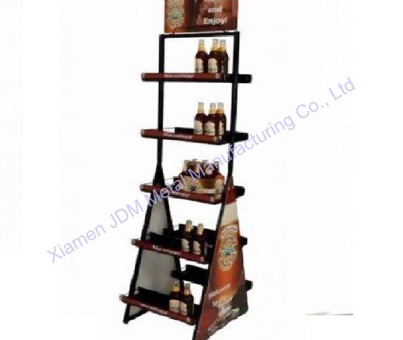 Retail Merchandising Display Fixture for Beverage Merchandising #4299