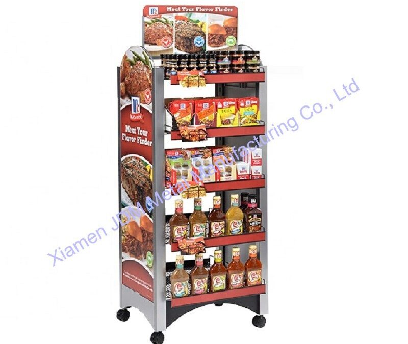 Retail Merchandising Display Fixture for Beverage Merchandising #4489