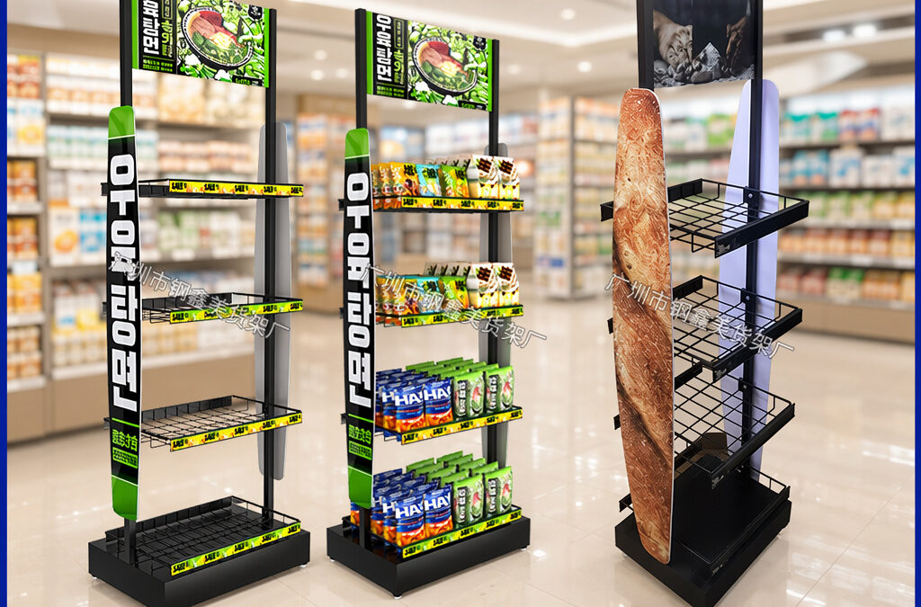 Retail Merchandising Display Fixture for Beverage Merchandising #4904