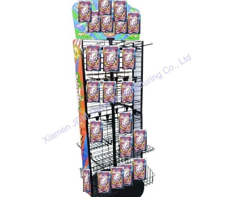 Retail Merchandising Display Fixture for Snack Retail Displays #3142