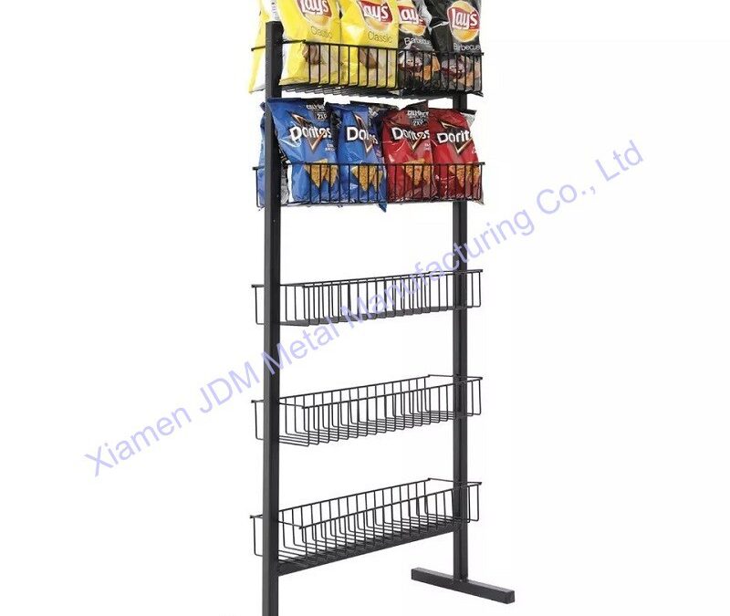 Retail Merchandising Display Fixture for Snack Retail Displays #3325