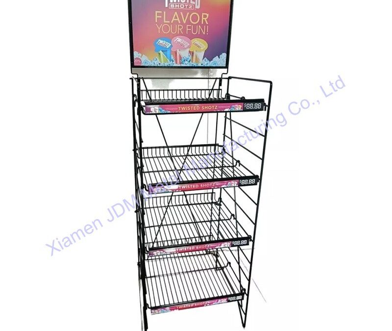 Retail Merchandising Display Fixture for Snack Retail Displays #3369