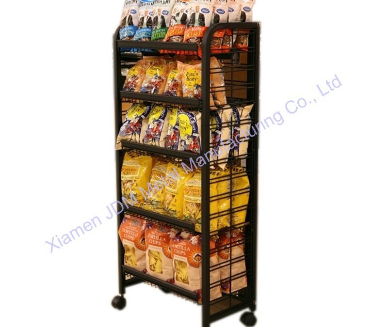 Retail Merchandising Display Fixture for Snack Retail Displays #4313