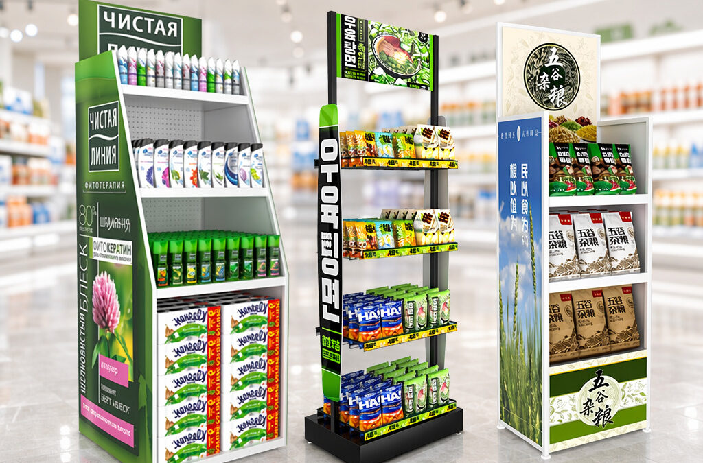 Retail Merchandising Display Fixture for Snack Retail Displays #4903