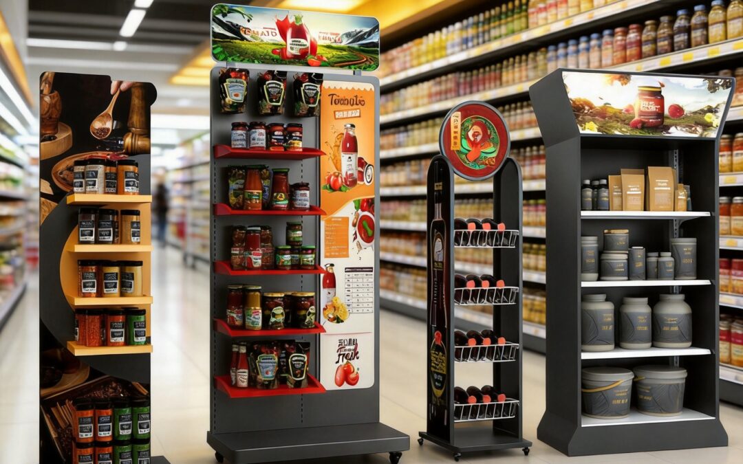 Retail Merchandising Display Fixture for Snack Retail Displays #4941