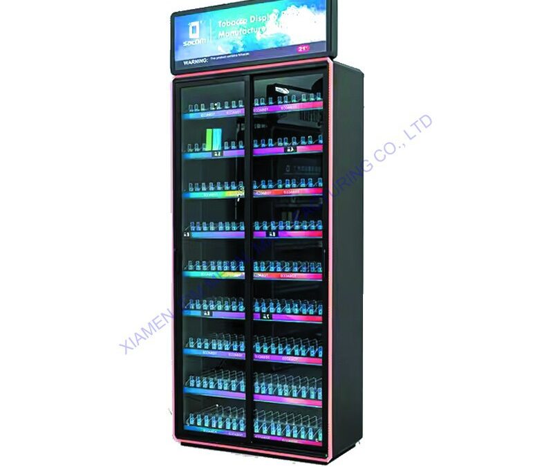 Snack and Beverage Display Rack for Beverage Merchandising #2922