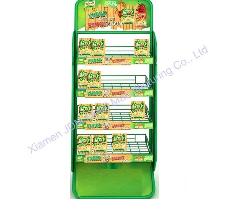 Snack and Beverage Display Rack for Beverage Merchandising #3098