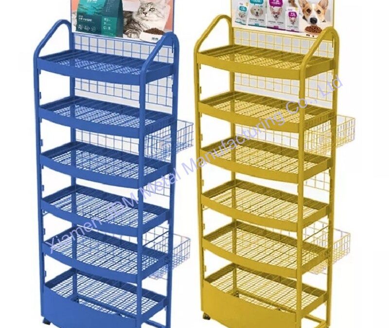 Snack and Beverage Display Rack for Beverage Merchandising #3340