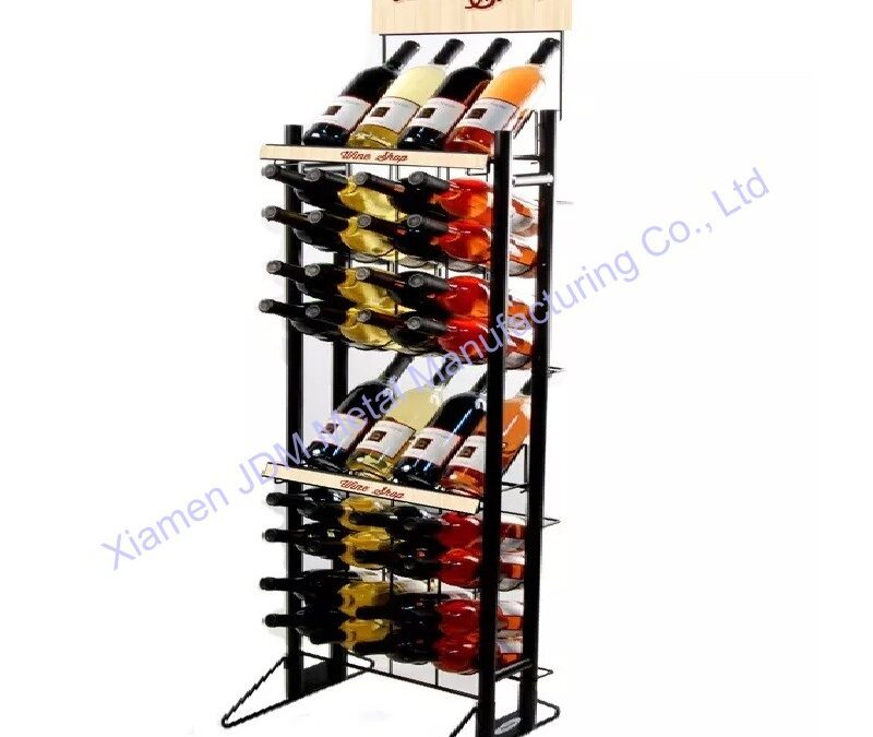 Snack and Beverage Display Rack for Beverage Merchandising #3344
