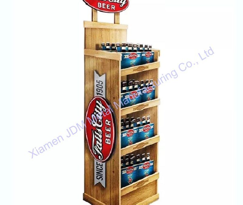 Snack and Beverage Display Rack for Beverage Merchandising #3461
