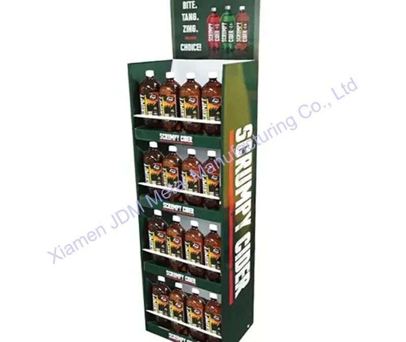 Snack and Beverage Display Rack for Beverage Merchandising #3463