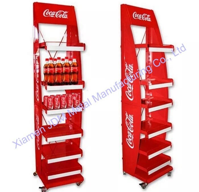 Snack and Beverage Display Rack for Beverage Merchandising #3660
